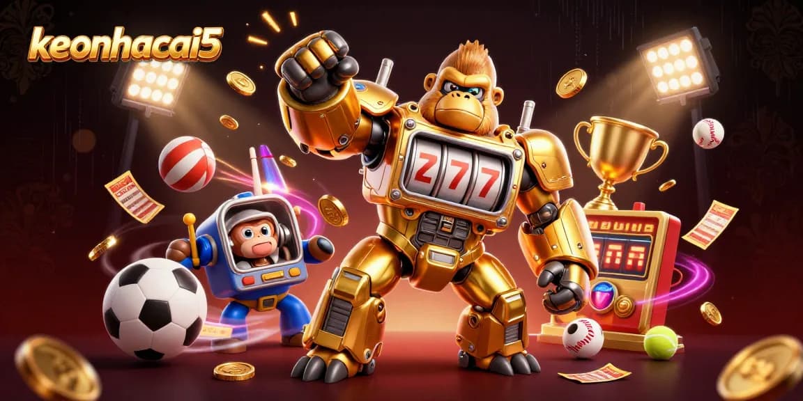 Experience thrilling moments with keonhacai5 as the golden mech triumphs in sports betting action.