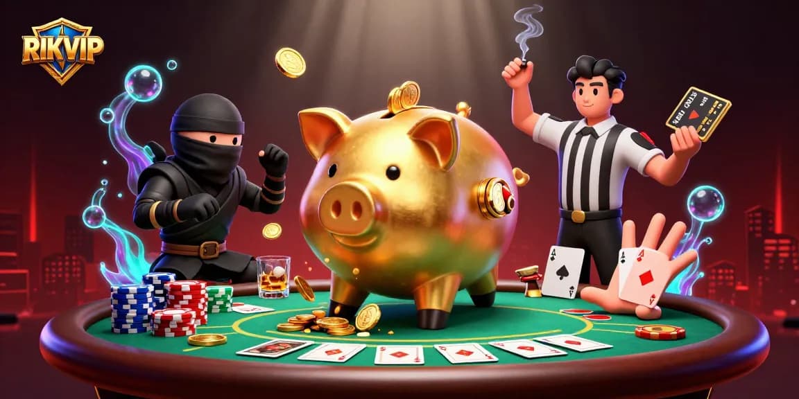 Win big with RIKVIP's thrilling casino games featuring dynamic characters and action.