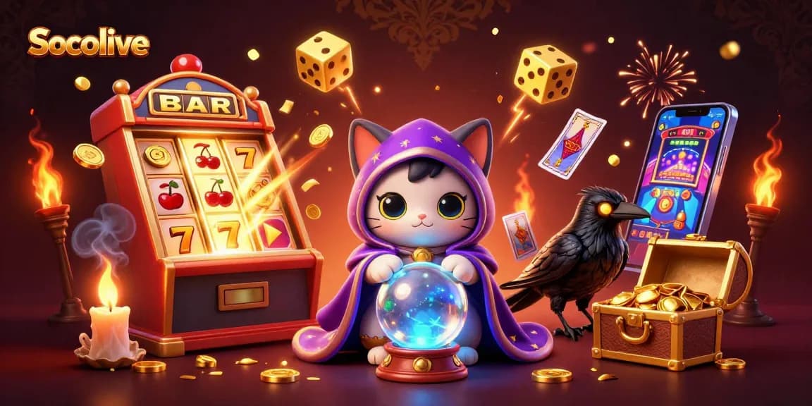 Socolive provides thrilling access to live sports betting and dynamic gaming experiences with a mystical touch.