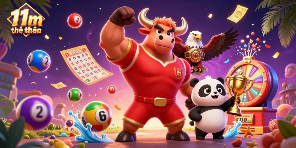 Celebrate wins in 11m thể thao with a vibrant, action-packed gambling illustration showcasing joy and excitement.