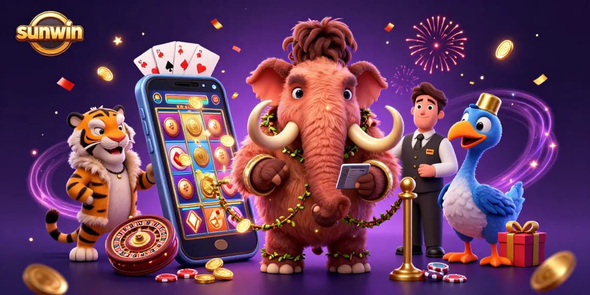 Play thrilling games at sunwin with engaging characters and vibrant casino elements.