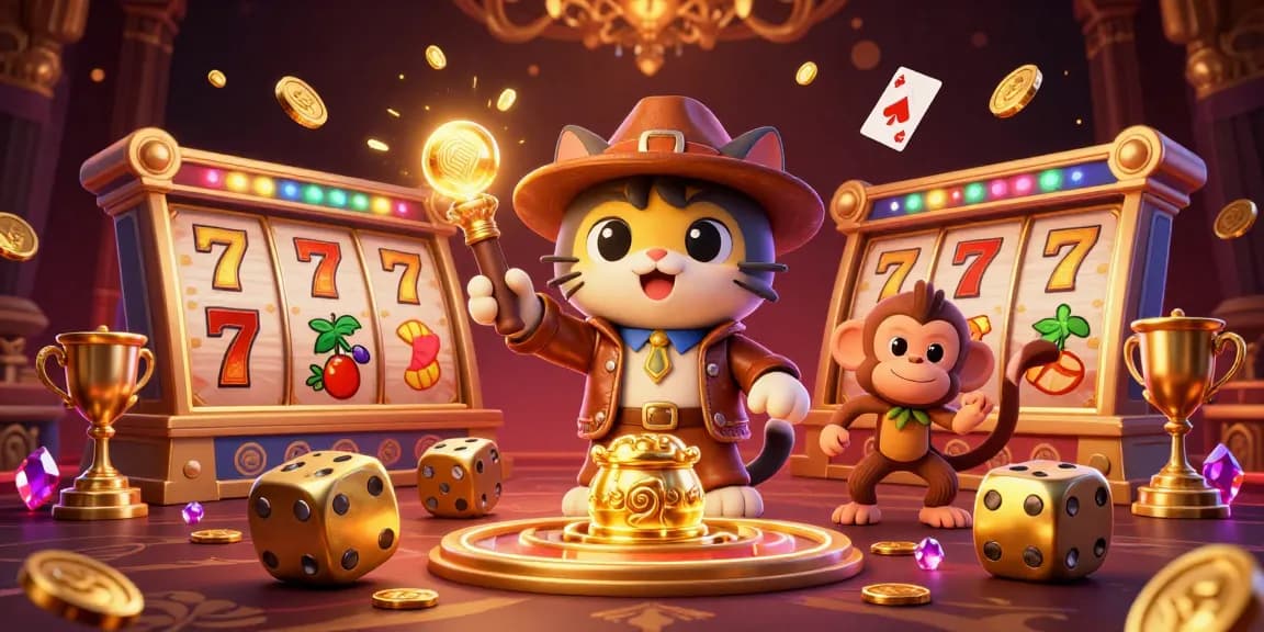 Experience ดูหนังออนไลน์ฟรี with an engaging casino-themed adventure featuring an archaeologist cat and dynamic game elements.