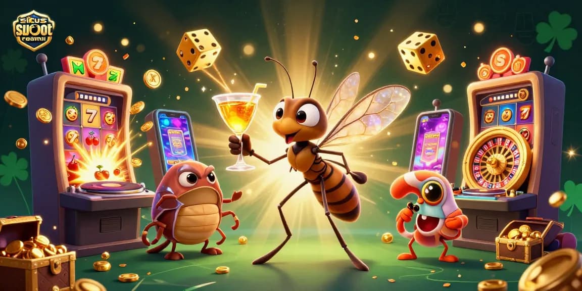 Experience situs slot resmi as a fun casino space with vibrant characters and winning elements.