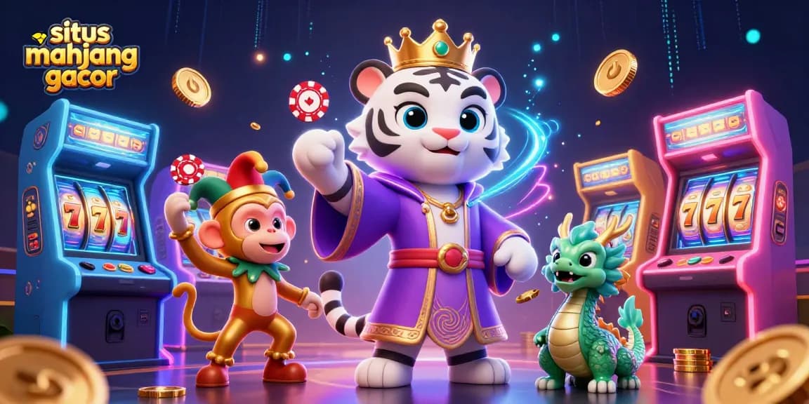 Experience the thrill on situs mahjong gacor with colorful arcade elements and engaging characters.