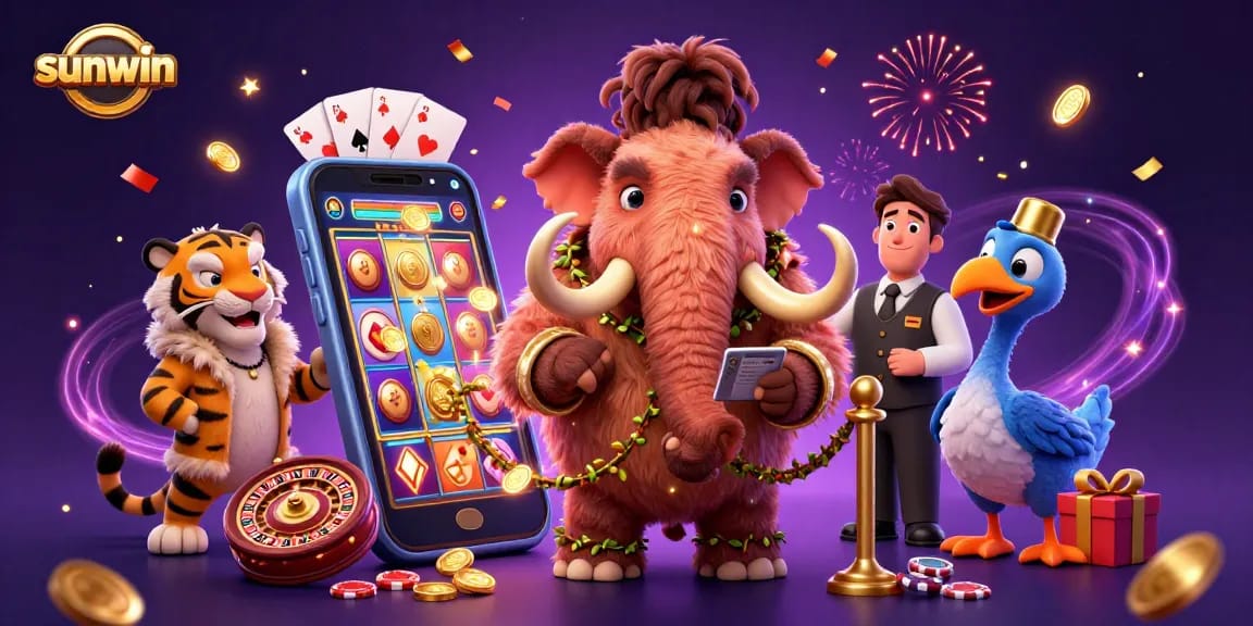Play thrilling games at sunwin with engaging characters and vibrant casino elements.