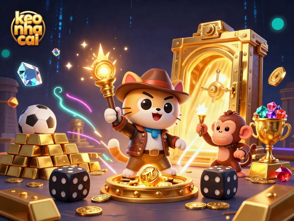 Engage with the thrilling keo nha cai adventure, where the cat explorer uncovers exciting treasures.
